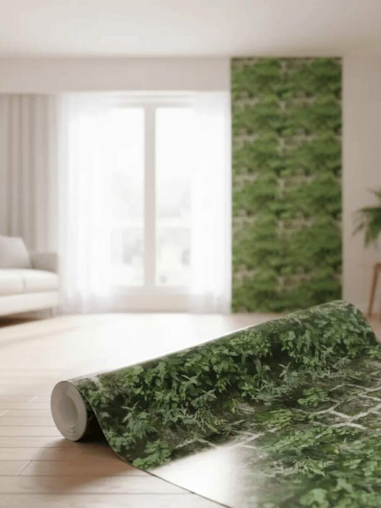 10 Meters Self-Adhesive PVC Wallpaper, Washable, Waterproof, Decorative, For Wall Covering, Furniture, Doors, Wardrobes, Kitchen, Bathroom, Living Room, Bedroom, Office, Renovation, Easy Application - F218 - View 3