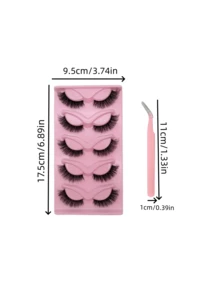Upturned Fox-Eye Lashes, Thick And Sexy, Perfect For Mature Party Photo Looks - 查看 3