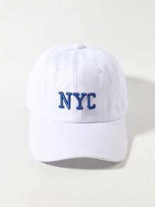 1件中性Y2K風格NYC棒球帽，戶外防曬帽，適合戶外運動、遮陽與日常通勤 - 棒球帽 - 查看 11