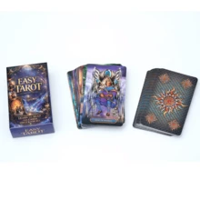Easy Tarot Deck For Beginners, Card Game,78 Cards,New Edition Learn To Read Cards Kit, Classic Fortune Telling Game For Divination,Party Game Prop - Multicolor - View 4