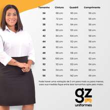 Women's Plus Size Formal Business Blazer And Skirt Set - Black - View 7