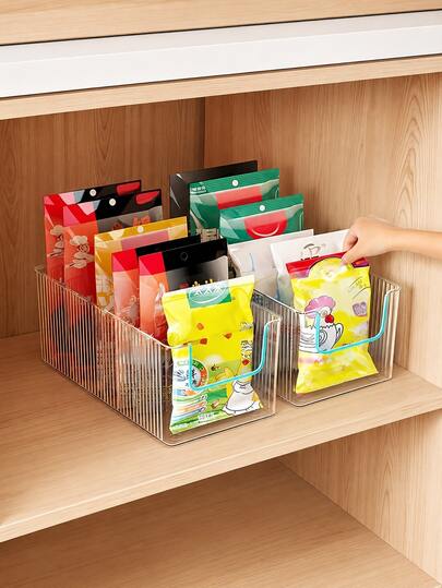 4-Compartment Transparent Spice Storage Box, Removable Dividers, Multi-Function Kitchen Storage Container, Refrigerator Storage, Suitable For Countertop, Space-Saving Spice Rack, Adjustable And Sturdy, Spice Jar Organizer, No Assembly Required