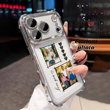客製化照片手機殼，相容 S24/S25 Ultra、14 Ultra/Note13 Pro、17/16/15/14 Plus/13 Pro/12 Pro Max/11/Xs Max/8/7/6 Plus - 銀色 - 查看 1