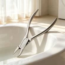 Thickened Stainless Steel Eagle Beak Ingrown Toenail Clipper With Built-In Spring Automatic Rebound, Pointed Tip Precise Trimming For Thick Nails, Foot And Hand Care Tool, 1/2pcs Optional - Dead Skin Pliers - View 8