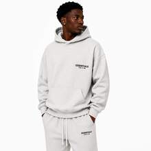 Fear Of God Essentials Pullover Hoodie Light Oatmeal (SS22) Unisex - Light Oatmeal - View 4