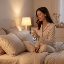 رذاذ عطر طبيعي للجسم والشعر 88 مل، مستخلص نباتي بنسبة 99% مع الأوكالبتوس والنعناع واللافندر والفانيليا والبنفسج والمريمية وخشب الأرز، رائحة تدوم 24 ساعة، خفيف الوزن وغير دهني، رأس رش معدني، رذاذ متساوي، هدية عيد ميلاد، هدية عيد الحب، هدية هالوين، حجم محمول للسفر اليومي - روائح متعددة - مشاهدة 3