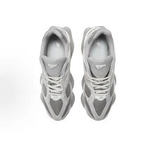 New Balance 9060 - Rain Cloud Grey, Sea Salt & Black Castlerock | Viral 2026 Chunky Platform Sneakers | Premium Suede & Mesh Breathable Trainers | Comfortable ABZORB Midsole Dad Shoes | Authentic Unisex High-Fashion Footwear - Light Gray - 查看 2