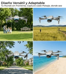 Dron Profesional HD con Cámara, Diseño Moderno, Plegable y Control Intuitivo, Fotografía Aérea de Alta Resolución - Ver 9