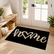 1pc Kitchen Floor Mat Door Mat Polyester Absorbent Non-Slip Mat Home Entrance Mat Kitchen Bathroom Foot Mat Living Room Bedroom Balcony Floor Mat Dirt-Hiding Quick-Drying Durable Mat Suitable For Coffee Shop Bar Holiday Party Home Decor Pet Mat - Multicolor - View 4