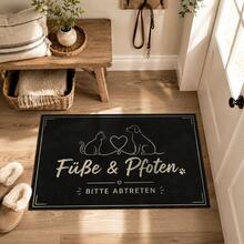 1/2pcs Polyester Kitchen Drain Floor Mat, Bedroom Carpet, Pet Mat, Suitable For Kitchen, Bathroom, Living Room, Entrance, Balcony Home Decor - Multicolor - View 4
