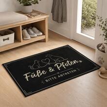 1/2pcs Polyester Kitchen Drain Floor Mat, Bedroom Carpet, Pet Mat, Suitable For Kitchen, Bathroom, Living Room, Entrance, Balcony Home Decor - Multicolor - View 3