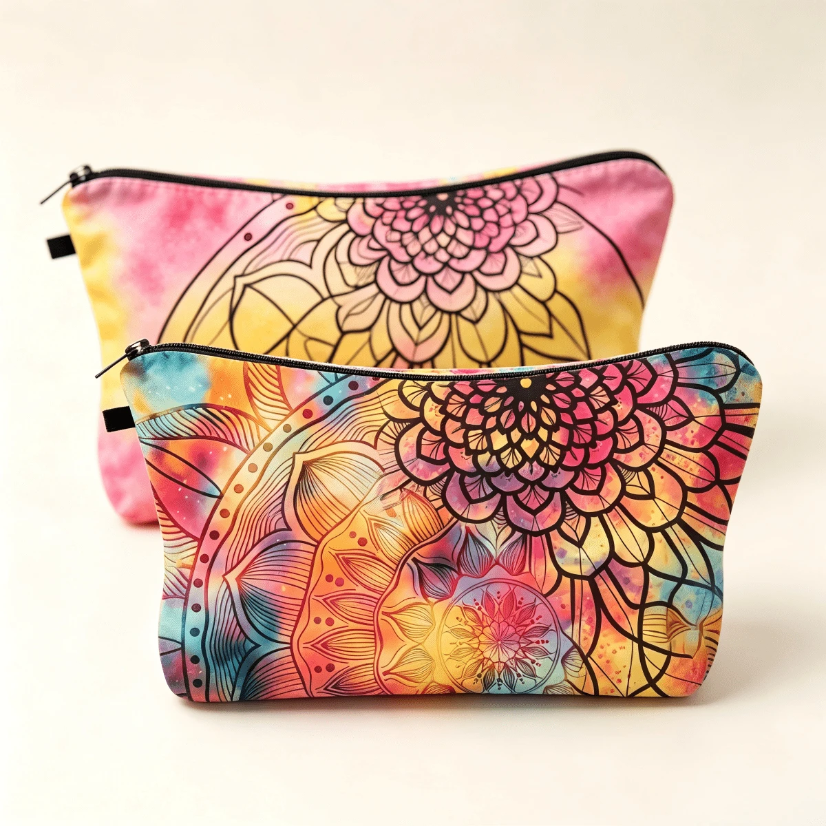 Magical Style Multifunctional Makeup Bag, Portable Travel Cosmetic Storage Organizer Waterproof Toiletry Pouch For Business Trip, Gym, Camping, Daily Commute, Bathroom, Dorm, Vacation & Road Trip For Women Girls,Bedroom Room Decor,Back To School - View 1