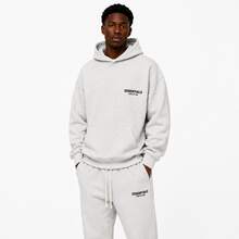 Fear Of God Essentials Pullover Hoodie Light Oatmeal (SS22) Unisex - Light Oatmeal - View 1