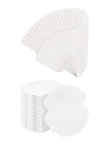 40Pcs Disposable Sweat Bundle Kit, Collar Protector Hat Liner + Armpit Pads, Self-Adhesive, Fight Hyperhidrosis, Comfortable Unflavored, Men Women - Multicolor - View 1