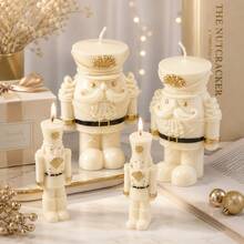 Zhonghui Mold قالب سيليكون جندي كاسر البندق 3D، قالب شمع DIY للشموع المعطرة، الراتنج، الصابون، الجبس، ديكور المنزل للعطلات عيد الميلاد وصناعة الهدايا - تمثال - مشاهدة 3