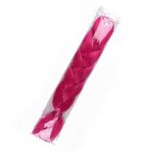 Pre-Stretched Jumbo Braiding Hair 24 Inch Kanekalon Synthetic Hair Extensions 100g/Pack, Tangle-Free Blended Hair, Suitable For African Box Braids And Twist Braids - Hot Pink - View 10