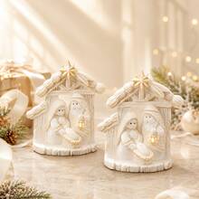 Zhonghui Mold 3D Nativity Scene Silicone Mold, Holy Family Baby Jesus Candle Mold For DIY Scented Candles, Resin, Soap, Plaster, Religious Xmas Home Decor Crafts - Jesus - View 5
