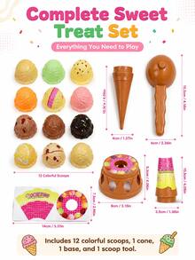 Children's Ice Cream Stacking Toy, Hand-Eye Coordination, Parent-Child Interaction, Early Education, Intellectual Puzzle Game, Suitable For 3-12 Years Old Boys And Girls, Toy Gift, Birthday Gift - Multicolor - View 6