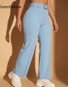 Women Pants - Light Wash - View 5