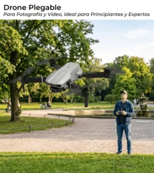 Dron Profesional HD con Cámara, Diseño Moderno, Plegable y Control Intuitivo, Fotografía Aérea de Alta Resolución - Ver 2