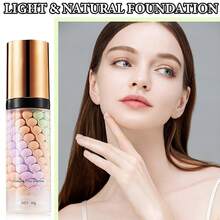 3-Color Rainbow Isolating Cream, Hydrating, Lightweight And Skin-Friendly, Nourishing Skin Concealing Primer, Naturally Corrects Skin Tone, Evenly Brightens Complexion - Multicolor - View 2