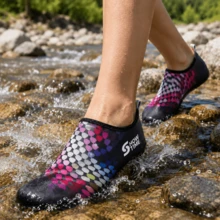 Unisex Soft & Comfortable Bottom Design, Fashionable Dual-Color Top Design, Suitable For Beach, Surfing, Swimming, Fishing And Other Outdoor Activities. Also Includes Non-Slip Durable Multi-Function Yoga Fitness Shoes. - Blue - View 7