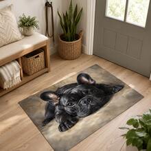 1pc Kitchen Floor Mat, Polyester Drainage Mat, Door Mat, Floor Mat, Suitable For Bedroom, Kitchen, Living Room, Entrance, Balcony, Home Decor, Coffee Shop, Bar, Holiday, Party, Holiday Gift, Foot Mat, Pet Mat, Bathroom Decor, Room Decor, Kitchen Decor - Multicolor - View 2