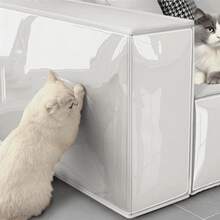 Cat Scratch Furniture Protector Stickers, Large Sofa Protector Stickers, Single-Sided Adhesive Transparent Corner Guards, Suitable For Furniture, Walls And Doors - 45*500cm - View 4