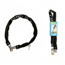 Bike Chain Locks With Multiple Sizes Available, Bike Locks Equipped With 2 Keys, Heavy-Duty Anti-Theft Bike Locks, Bike Chains Suitable For Motorcycles, Trucks, Iron Gates And Trolleys - Random Color - View 10