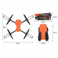Dron Profesional HD con Cámara, Diseño Moderno, Plegable y Control Intuitivo, Fotografía Aérea de Alta Resolución - Ver 11