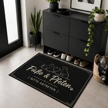 1/2pcs Polyester Kitchen Drain Floor Mat, Bedroom Carpet, Pet Mat, Suitable For Kitchen, Bathroom, Living Room, Entrance, Balcony Home Decor - Multicolor - View 5