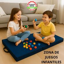 Portable Exercise Mat 190x60x5 - Navy Blue - View 5