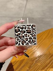 Sexy Leopard Print, Fine Glitter Color Block Pattern, Minimalist Apple Charger Protective Case + 1.4M Data Cable Winder, Compatible With 20W Phone 15 Charger, 16 ProMax Phone Cable Protector Cover, Anti-Bend, Anti-Cat Bite, Suitable For 13/14 Plus Data Cable Protector, Charger Protector. Christmas Gift - Multicolor - View 4