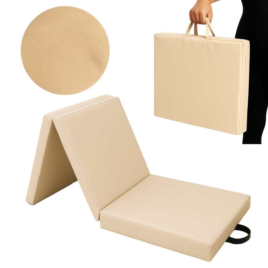 Portable Exercise Mat 190x60x5 - Champagne - View 1