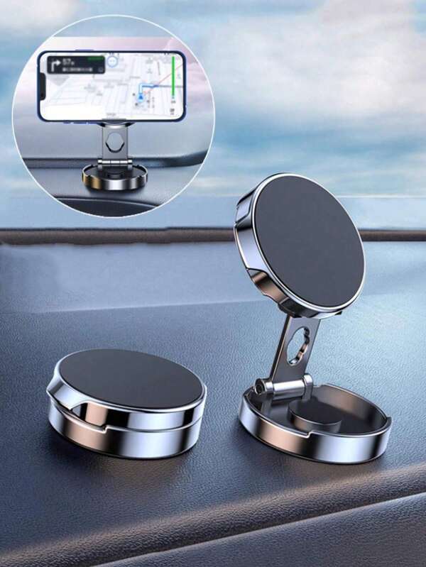 Giá đỡ điện thoại ô tô nam châm gấp gọn 720° nâng cấp, toàn kim loại, nam châm mạnh giữ chắc chắn, giá đỡ điều hướng dán bảng taplo ô tô, xoay tự do 360° cho cả chế độ dọc và ngang, phù hợp nhiều tình huống dùng trong ô tô và tại nhà, tiện lợi khi lái xe, quà tặng tuyệt vời cho dịp lễ