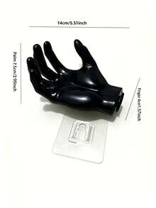 Hand-Shaped Storage Rack, Creative Palm Design Wall-Mounted Jewelry Organizer, Soap Dish, Suitable For Bathroom, Bedroom, Vanity, Back To School And Halloween - Multicolor - View 6