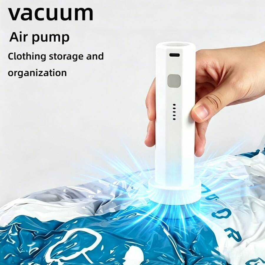 RAF 2-In-1 Vacuum Pump With Vacuum And Inflation Functions, Suitable For Vacuum Packaging, Clothing Storage, Swim Rings, Outdoor Inflatable Sleeping Pads And Inflatable Toys. Camping. Autumn/Winter Product Promotion