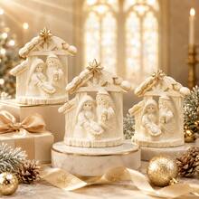 Zhonghui Mold 3D Nativity Scene Silicone Mold, Holy Family Baby Jesus Candle Mold For DIY Scented Candles, Resin, Soap, Plaster, Religious Xmas Home Decor Crafts - Jesus - View 7