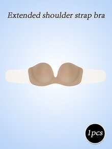 1pc Women's One-Piece Invisible Adhesive Bra, Invisible, Soft, Comfortable, Suitable For Dresses, Backless Tops And More - Multicolor - View 12