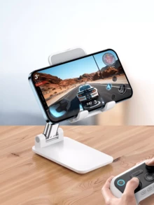 1pc Foldable Phone Stand, Adjustable Tablet Desktop Holder, Portable Desktop Phone Stand, Universal Hands-Free Stand, Foldable Non-Slip Base, Office Accessory, Perfect For Video Calls And Watching Movies, Great Tech Gift For Halloween And Christmas - Multicolor - View 9