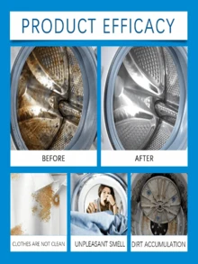 JUE FISH Washing Machine Cleaning Tablets, Deep Cleaning Formula, Suitable For Top Load And Front Load Washing Machines, Removes Odors, Limescale Stains, Limescale Buildup, Soap Scum And Lint, Leaves Fresh Fragrance, Compatible With High Efficiency Washing Machines, Convenient To Use, Essential For Laundry, Economical And Affordable, Recommended By Landlords, Fresh Lemon Scent, Monthly Maintenance, Ready To Use, Suitable For Rental Scenarios, Laundry Tips, Excellent Cleaning Effect, Fresh Lemon Scent, Randomly Shipped New And Old Models, Bathroom Freshener, Air Freshener, - Multicolor - View 9