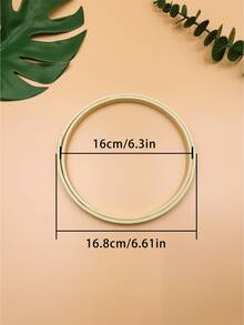 2pcs Round Double Ring Embroidery Hoops, No Metal Parts, Lightweight Embroidery Frame For Finished Embroidery Display, Wall Decor And DIY Embroidery Crafts - Double Ring - View 10