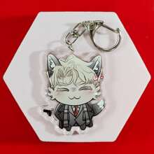 Roses And Champagne Korean Manhwa Acrylic Keychain Series Cute Cartoon Keyring Bag Suitcase Accessory Phone Pendant Car Ornament. - Multicolor - View 9