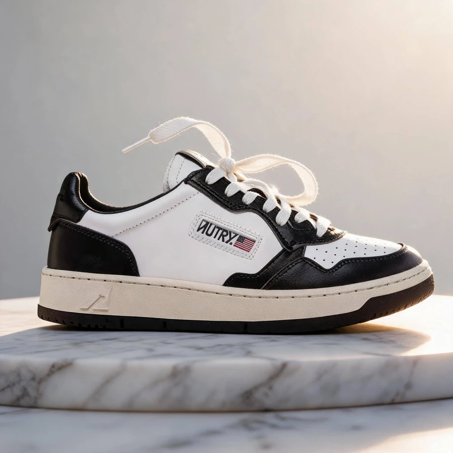 AU - Classic Grey And White Lace-Up Shoes Adorned With A Colorful Patchwork Design. Comfortable Skate Shoes, Designed For Couples, With A Contrasting Design In Bold Colors. - 貓熊 - 查看 1