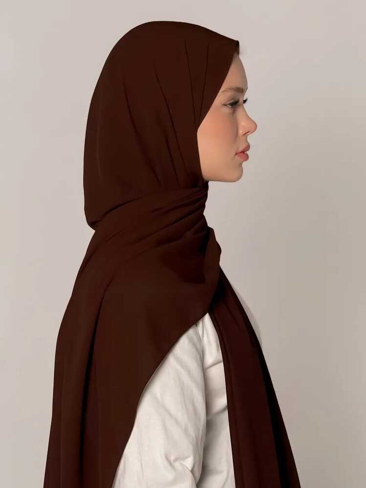 Chiffon Shawls Scarves Wraps For Bridal Wedding Party Evening Dress And Special Occasion Dresses - Brown - View 4