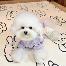 1pc Pet Handsome Windproof Outdoor Jacket, Dog Clothes For Small And Medium Dogs, Teddy, Bichon, Schnauzer - Olive Green - View 7
