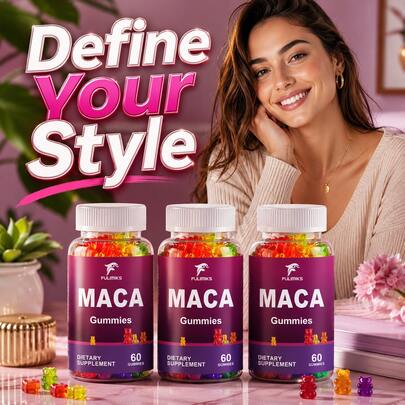 Women'S Health Supplement Gummies, With Maca, Saw Palmetto Berry, For Firming, Lifting & Smoothing Contours, Body Confidence, Packaging Varies
