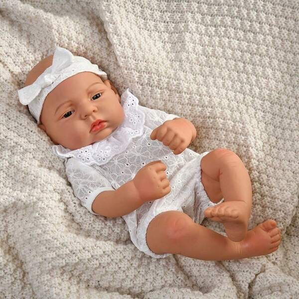 42cm Realistic Soft Rubber Reborn Doll, Boy Girl Gift, Reborn Doll With Clothes And Accessories Set, Companion Item, Birthday Gift Surprise, Suitable For Gifting