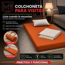 Single Mattress 190x60x10 - Orange - View 4