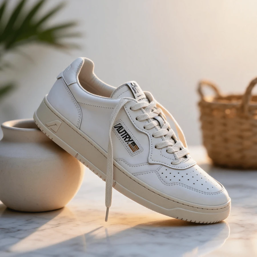 AU - Classic Grey And White Lace-Up Shoes Adorned With A Colorful Patchwork Design. Comfortable Skate Shoes, Designed For Couples, With A Contrasting Design In Bold Colors. - 白色 - 查看 1